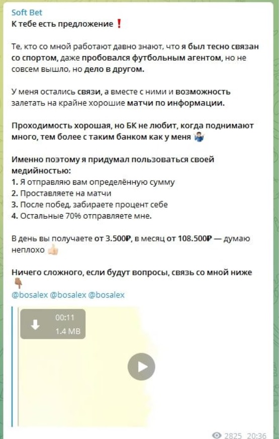 александр михайлов телеграмм каппер