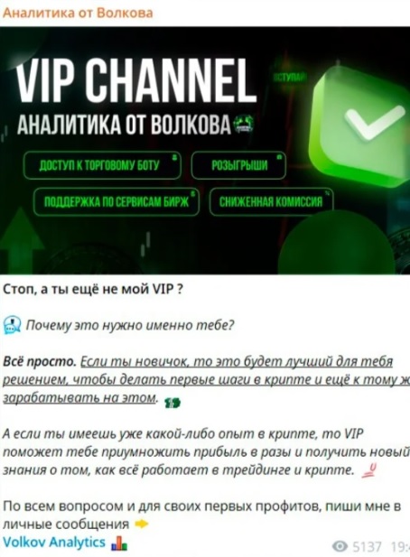 Аналитика от Волкова каппер