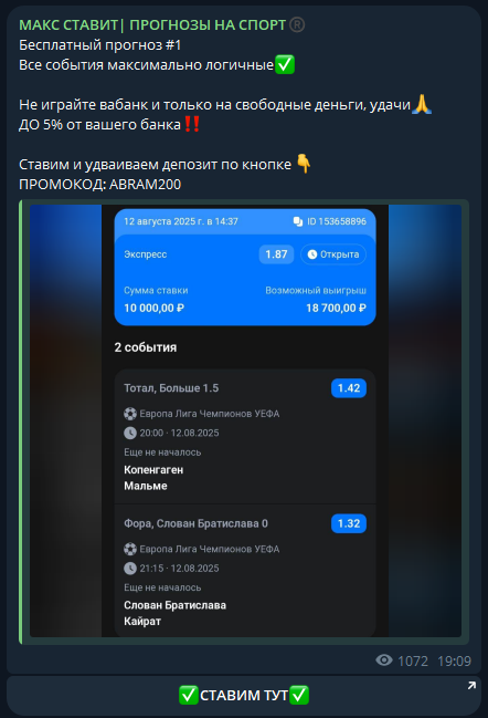 bet mastera каппер