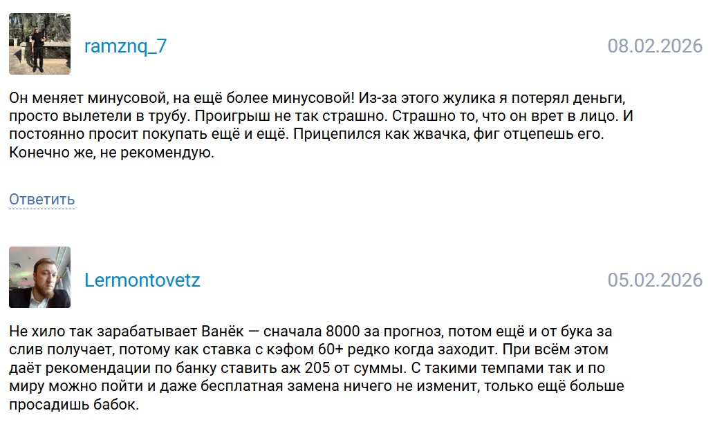 Ivangbet каппер