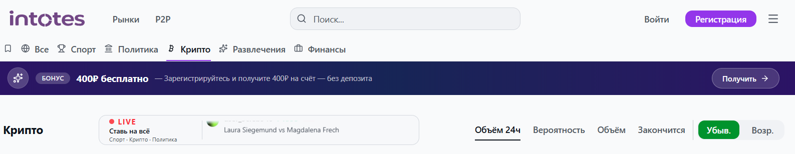 каппер intotes