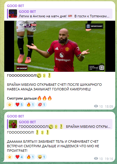 Каппер следит за матчем АПЛ