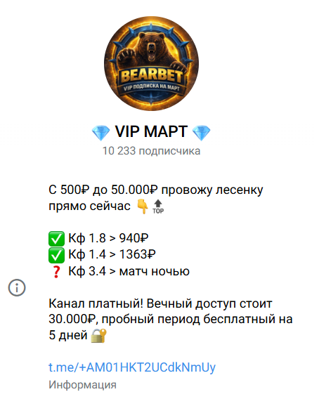 каппер VIP ЯНВАРЬ
