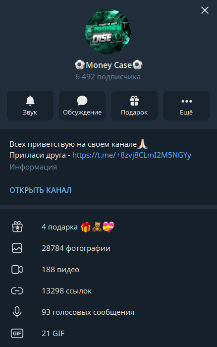 Money Case телеграмм