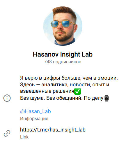 прогнозист Hasanov Insight Lab