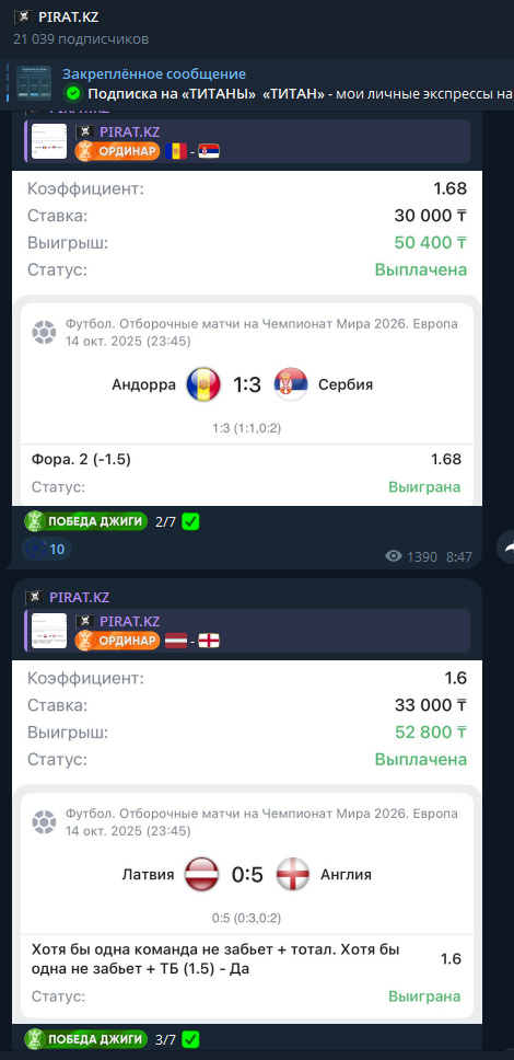 телеграм Пират Кз