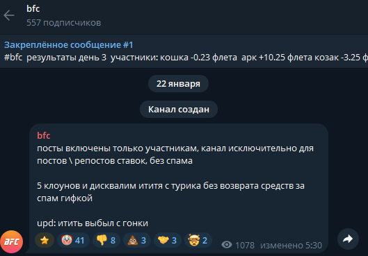телеграмм Bfc