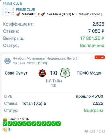 Телеграмм-проект PRIME CLUB Телеграмм-проект PRIME CLUB