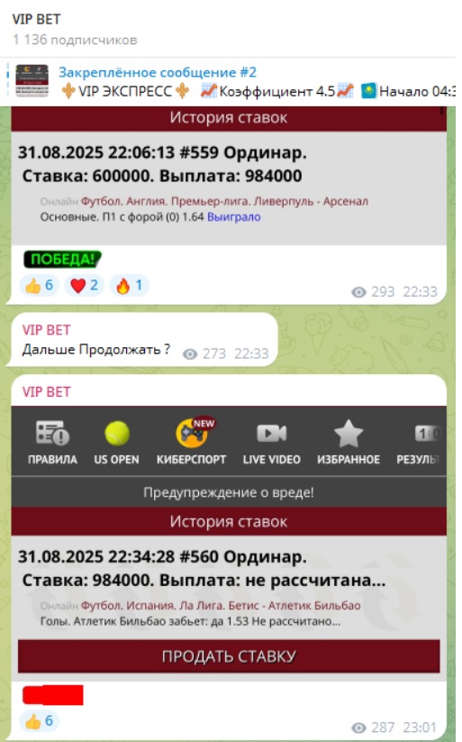 VIP BET каппер
