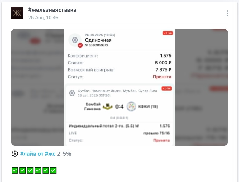 Железнаяставка каппер